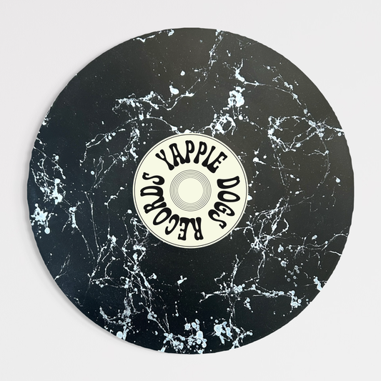 Yappiedogs Records Framed Vinyl - Black 40cm x 40cm