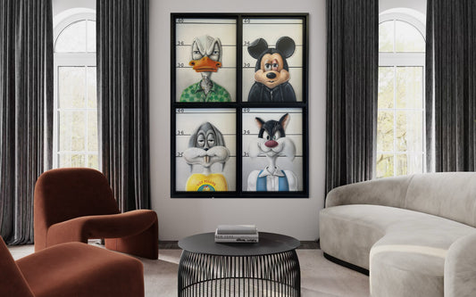 Most Wanted Toons: 1 of 1 Original 128cm x 98cm