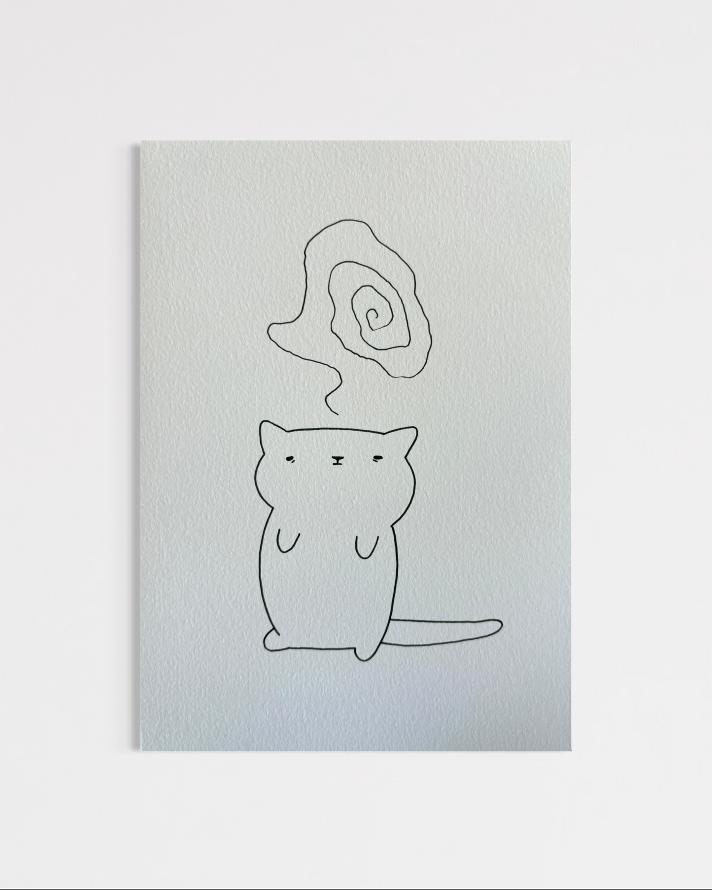 Poorly Draw Cats - Thinking Thoughts