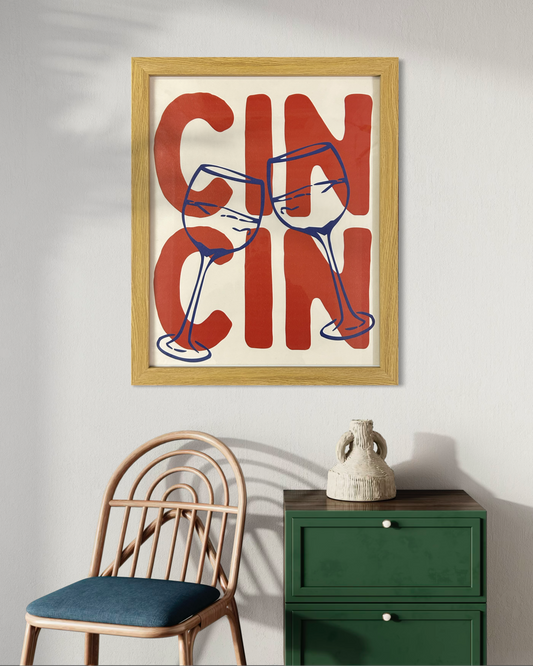 Cin Cin (Framed)