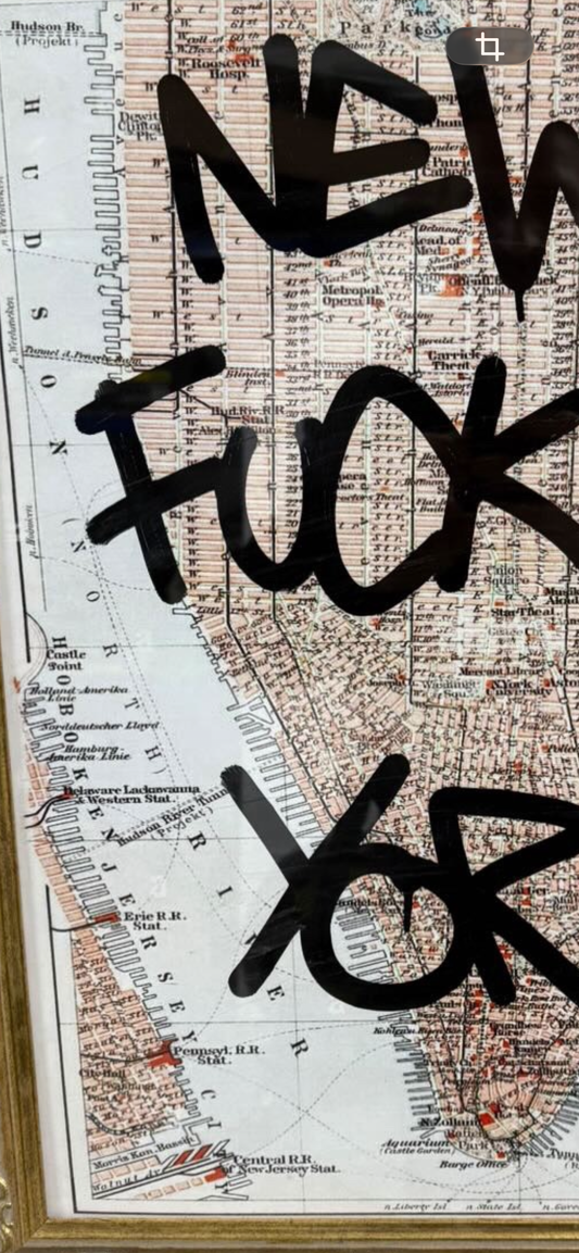 Duke Don - New York 50cm x 60cm (Framed)