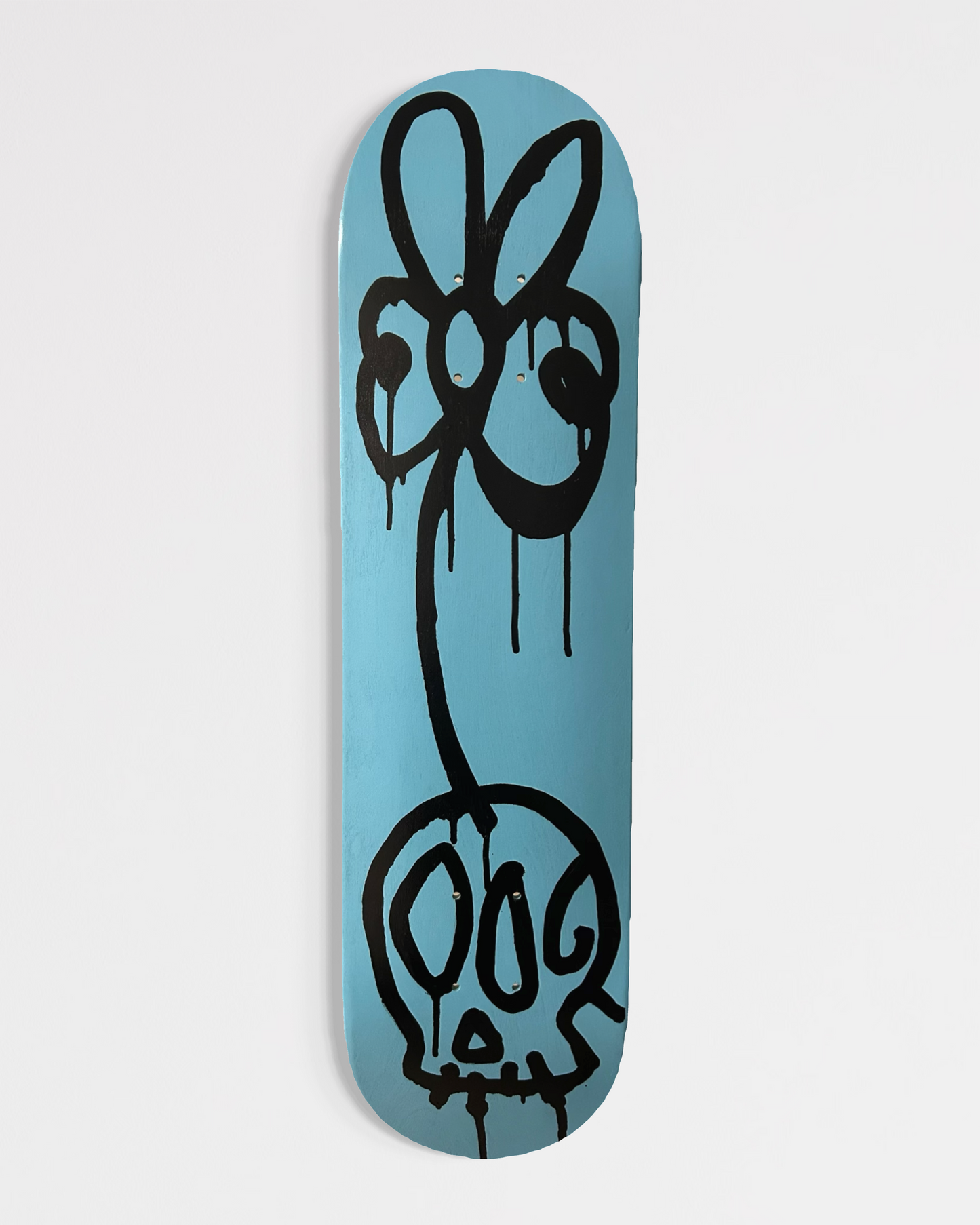 Rich Shelley - Drippy Skull (Blue)