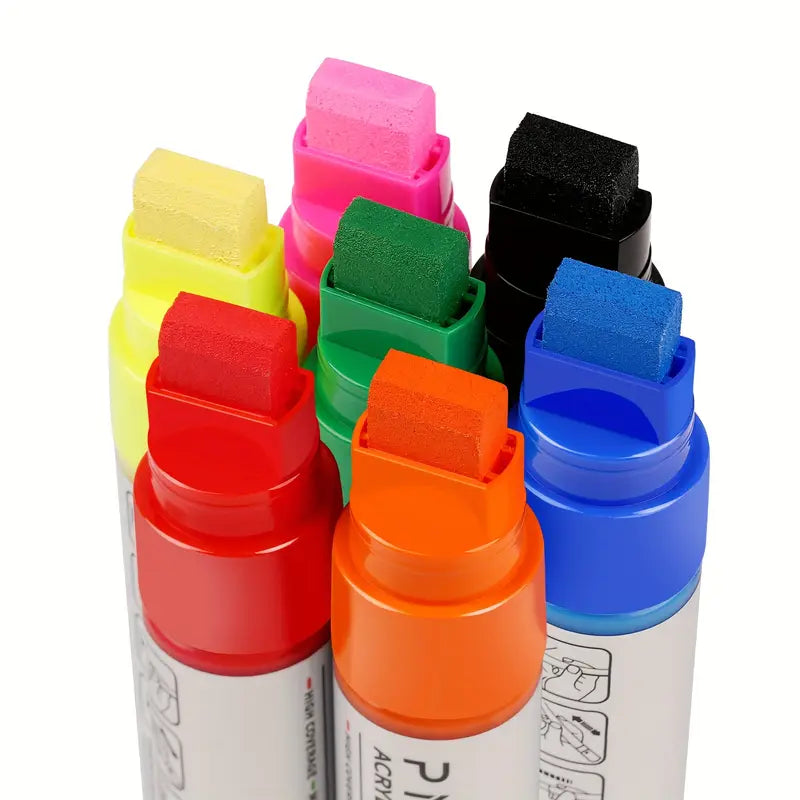 Acrylic Marker Wide Chisel Tip 15 Mm Acrylic Pens