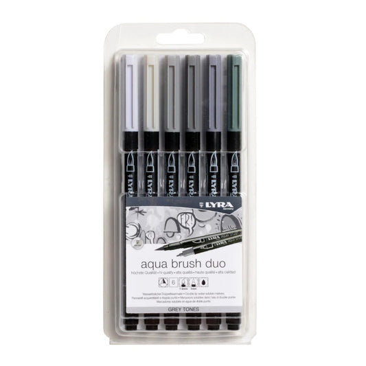 Lyra Aqua Brush Duo 6-Pen Sets