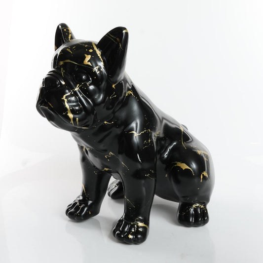 Black Gold Splash Bulldog