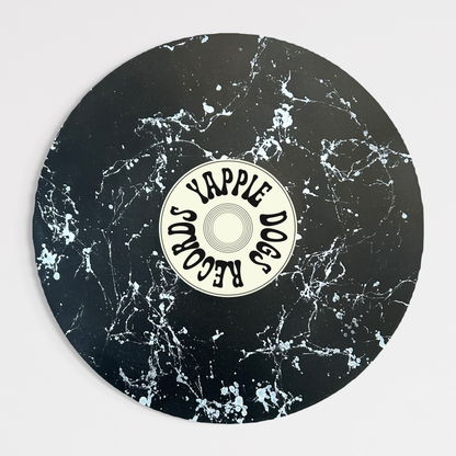 Yappiedogs Records Framed Vinyl - Black 40cm x 40cm