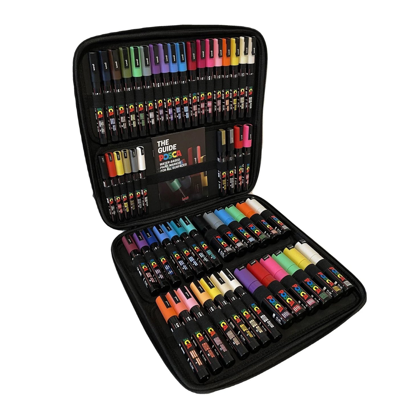 Uni-ball Posca Assorted Marker Pens 54 Pack Acrylic Paint Pens Markers Art Supplies Creative Drawing Crafting DIY Gift Set