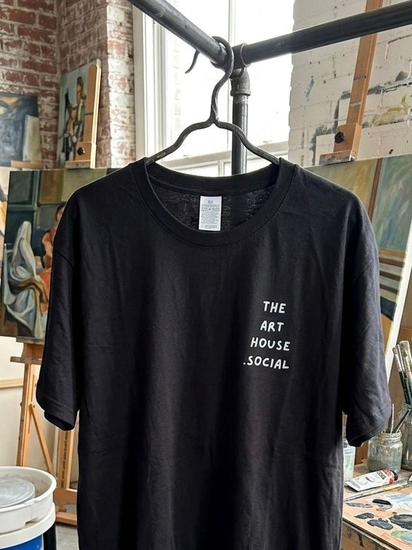 The Art House Social Black T-Shirt