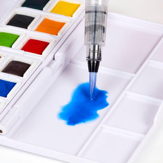 Derwent Inktense Paint Pan Travel Set – 12 Colours (Palette #01)