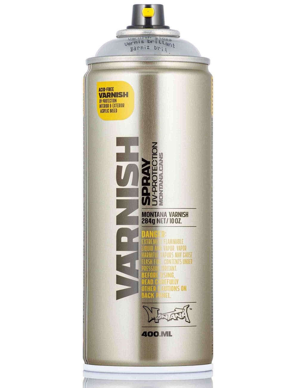 Montana Varnish Spray Can 400ml - Gloss Varnish