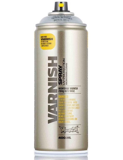 Montana Varnish Spray Can 400ml - Gloss Varnish