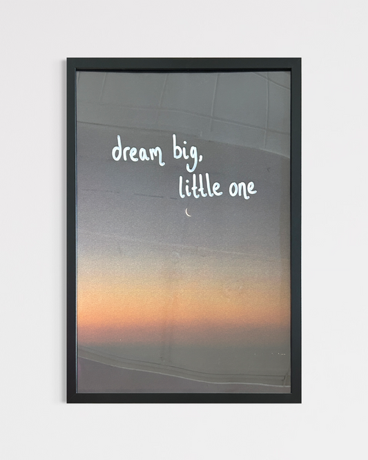 Dream Big Little One - Sea Creature (40x60cm)