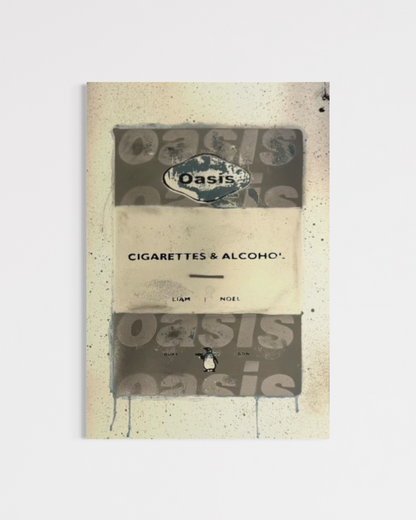 Penguin Shooter Series – Cigarettes & Alcohol - Giclee Prints