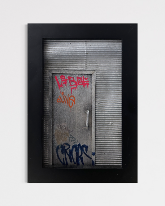 Groovy Clive - Door With Graffiti