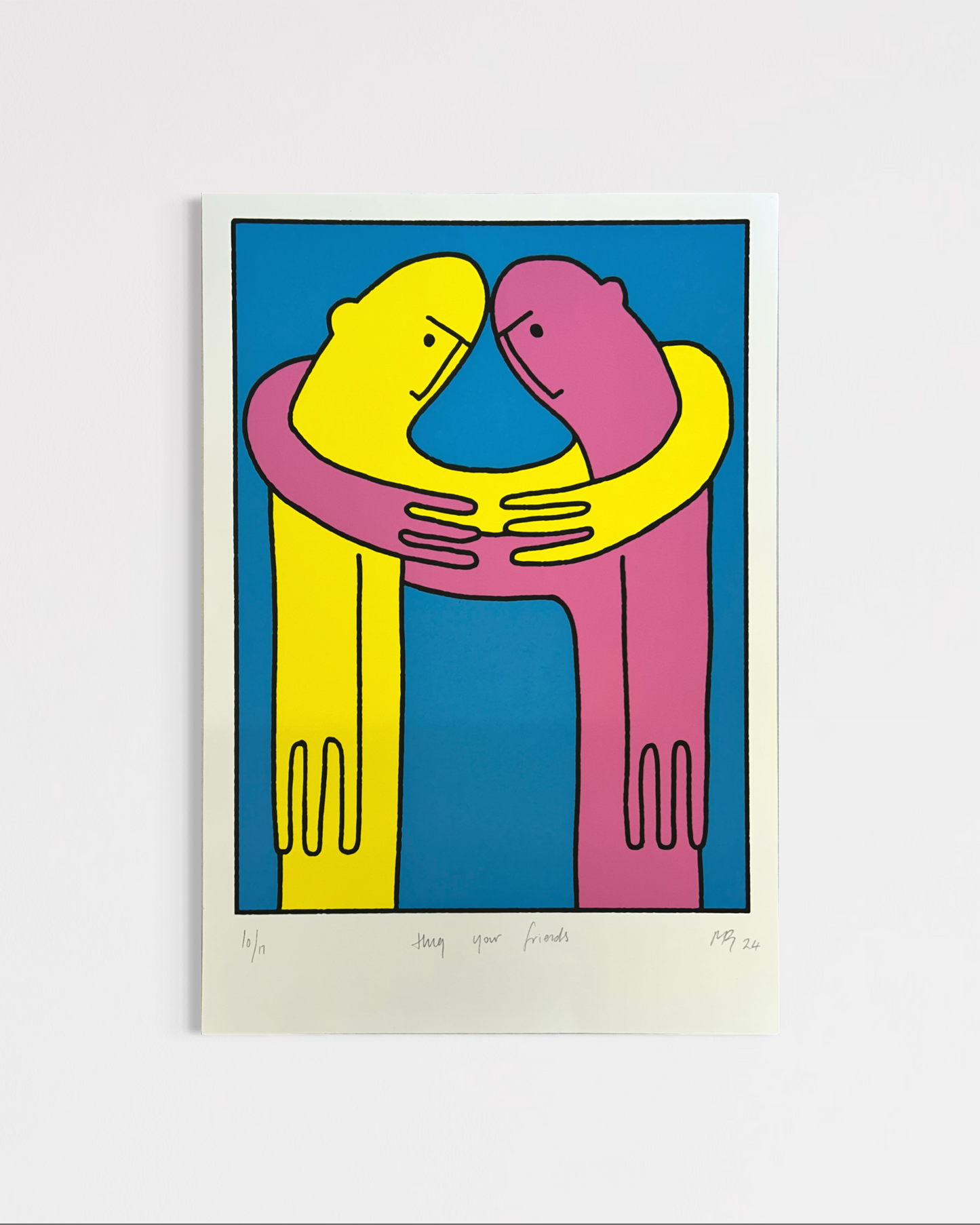 Mat Riley - Hug Your Friends 300gsm Prints