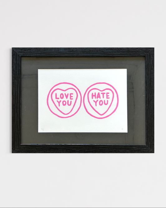 Rich Shelley - Its Complicated (Pink) A3