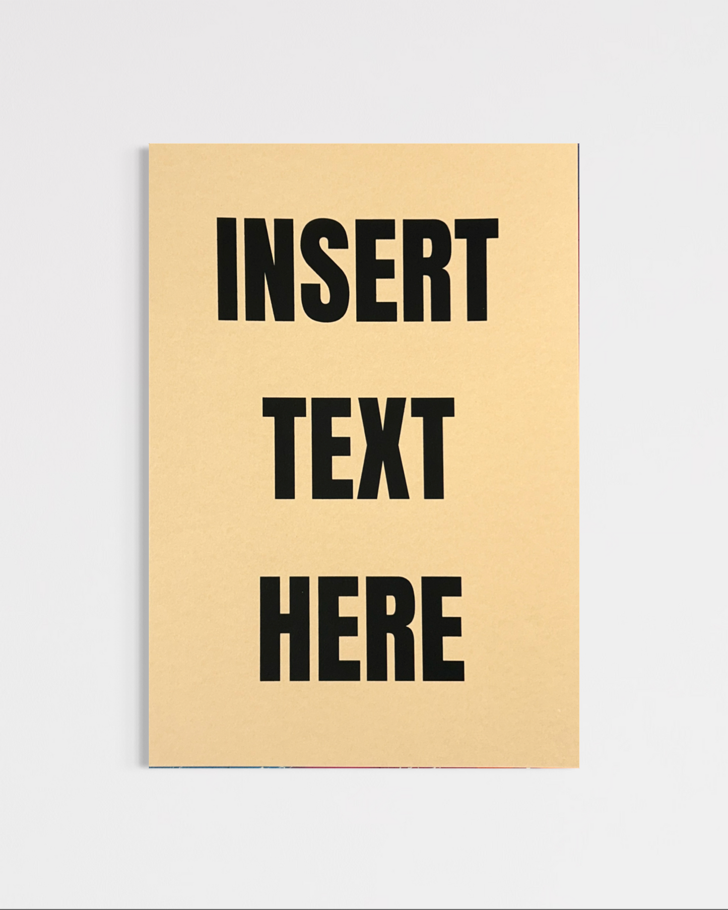 Insert Text Here Print (A4)