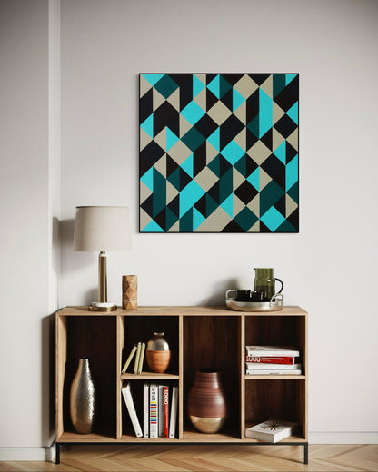 Mint Choc Chip - Rebecca Coleman (60x60cm)
