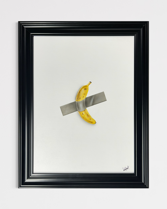 Untitled (Banana) (Framed) 73cm x 58cm - Luke Byrant