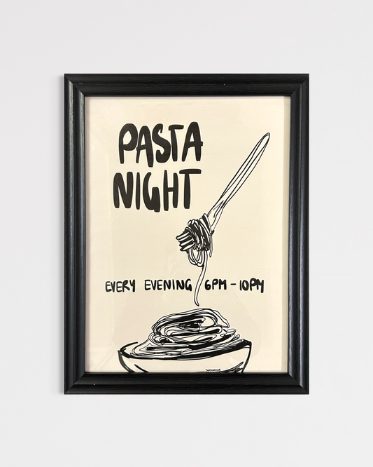 Pasta Night (Framed)