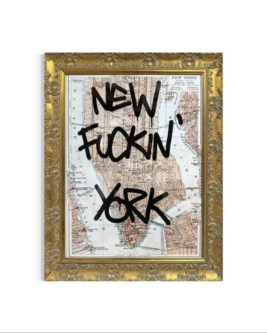 Duke Don - New York 50cm x 60cm (Framed)