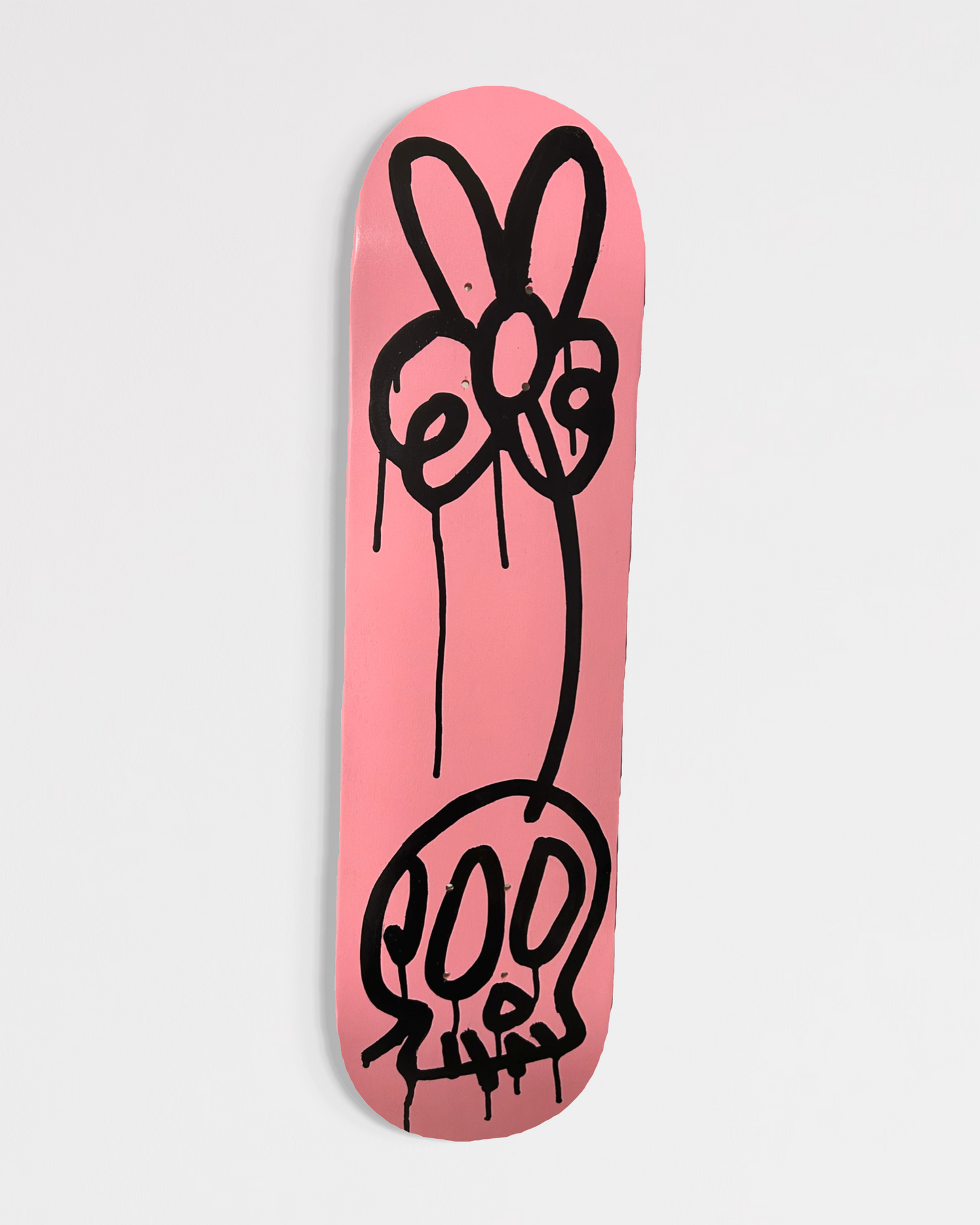Rich Shelley - Drippy Skull (Pink)