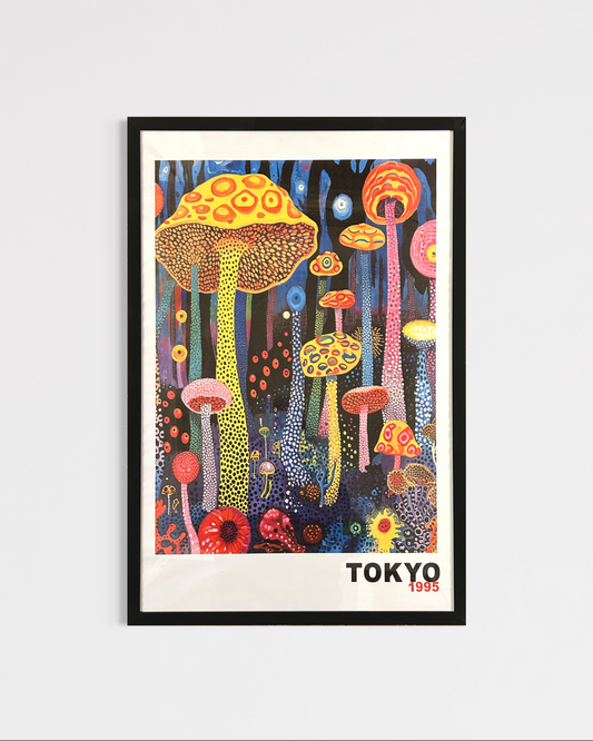 Tokyo Mushroom (Framed) 40cm x 60cm