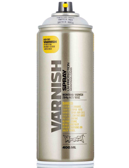 Montana Varnish Spray Can 400ml - Matt Varnish