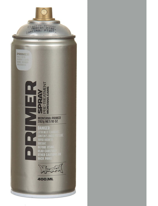 Montana Primer Spray Paint 400ml - Plastic Primer