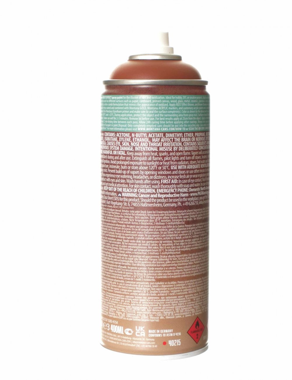 Montana Rust Effect Spray Paint 400ml - Brown