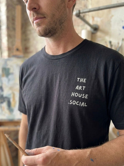 The Art House Social Black T-Shirt