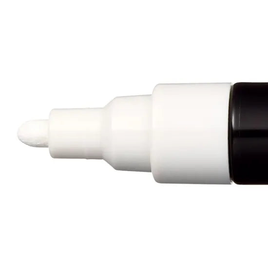 White Uni Posca Marker Pen Medium Bullet Tip 1.8 - 2.5mm PC5M